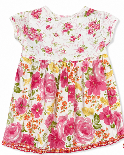 Floral Patchwork Dress