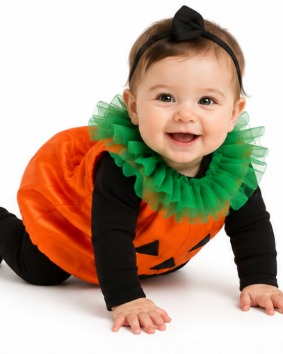Little Pumpkin Satin Halloween Costume