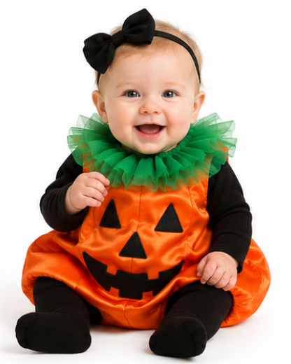 Little Pumpkin Satin Halloween Costume