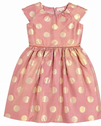 Golden Dot Party Dress