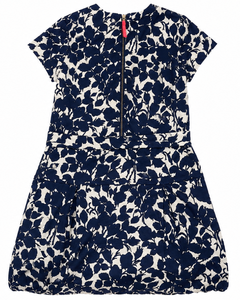Navy Floral Dress
