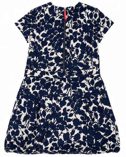 Navy Floral Dress