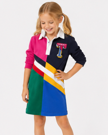 Colorful Polo Dress