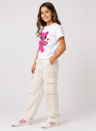 Bear Print T-shirt