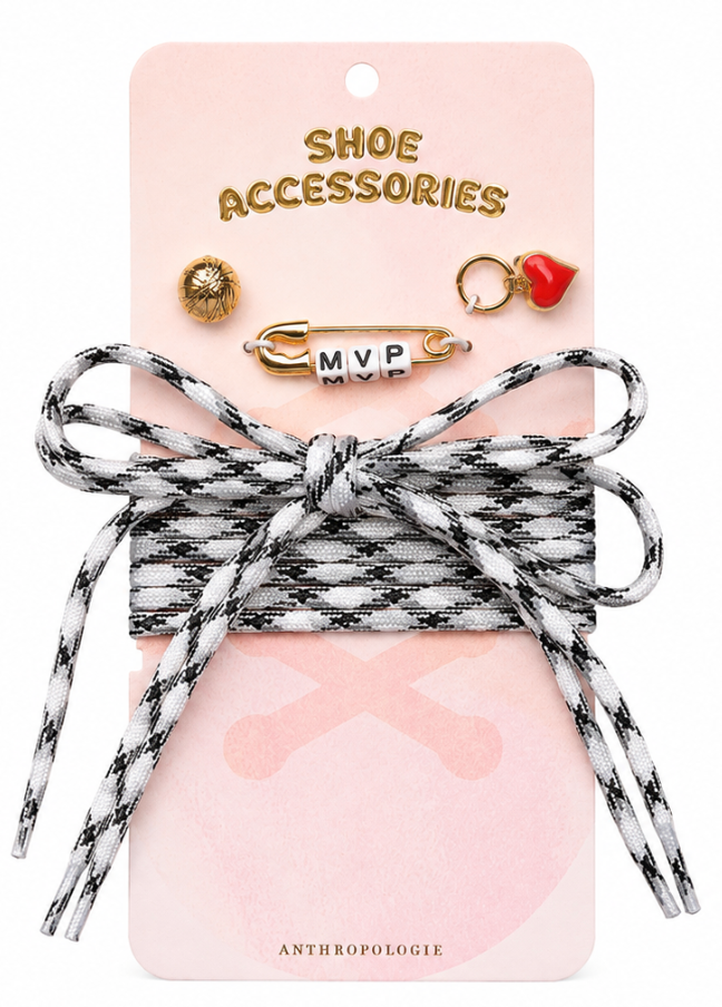 Statement Shoelaces + Charm Set