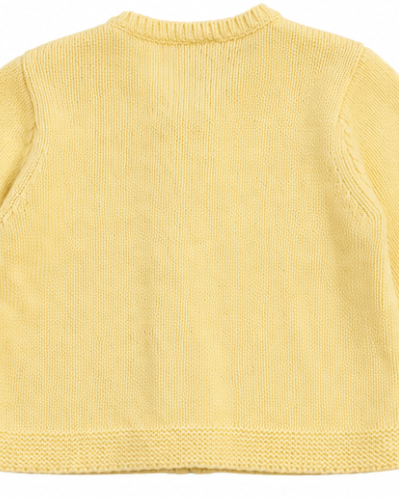 Sunshine Bloom Yellow Zip-Up Cardigan