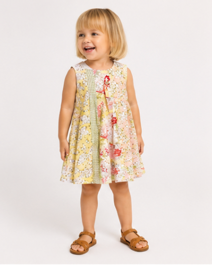 Vintage Inspired Garden Patchwork Sundress