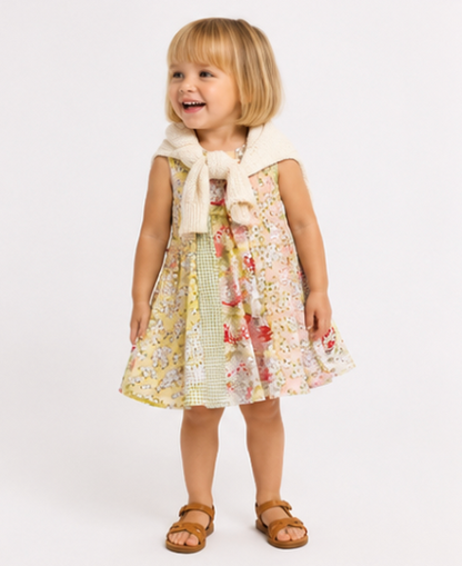 Vintage Inspired Garden Patchwork Sundress