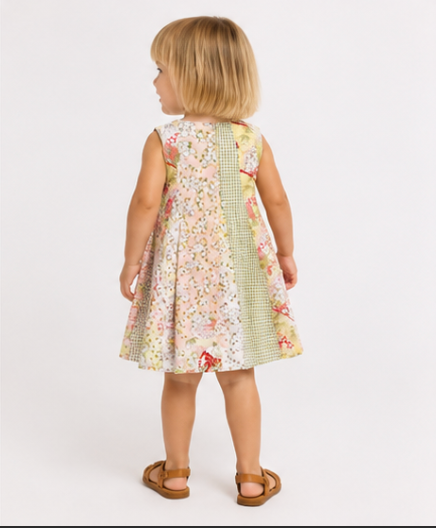 Vintage Inspired Garden Patchwork Sundress